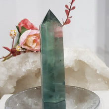Load image into Gallery viewer, Fluorite crystal stone point 85mm 5