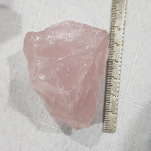 Load image into Gallery viewer, Rose Quartz Rough Crystal Gemstone 60mm 1