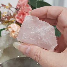 Load image into Gallery viewer, Rose Quartz Rough Crystal Gemstone 60mm 1