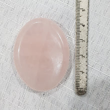 Load image into Gallery viewer, Worry Stone Rose Quartz crystal Carving gemstone 45mm 1