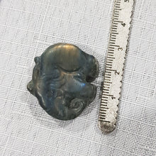 Load image into Gallery viewer, Elephant labradorite crystal carving gemstone 30mm 1