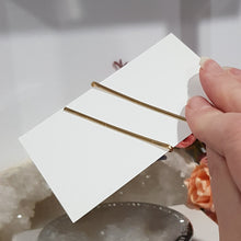 Load image into Gallery viewer, Hair Clip Set Crystal Chips Sodalite Gemstone Jewellery 55mm