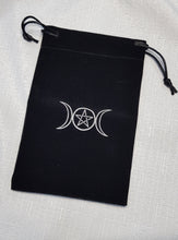Load image into Gallery viewer, Tarot Oracle Card Velvet Moon Bag 180mm x 115mm