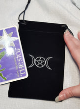 Load image into Gallery viewer, Tarot Oracle Card Velvet Moon Bag 180mm x 115mm