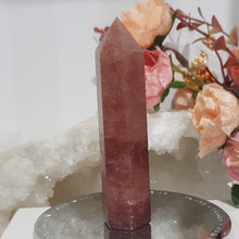 Load image into Gallery viewer, Strawberry Quartz crystal point tower gemstone stone 94mm 1