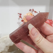 Load image into Gallery viewer, Strawberry Quartz crystal point tower gemstone stone 94mm 1