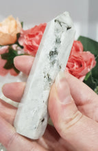 Load image into Gallery viewer, Rainbow Moonstone crystal point gemstone 94mm 2