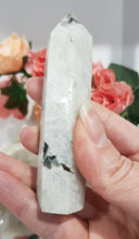 Load image into Gallery viewer, Rainbow Moonstone crystal point gemstone 94mm 2