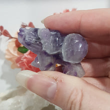 Load image into Gallery viewer, Bear Amethyst Animal Crystal Carving Stone 45mm 2
