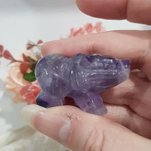 Load image into Gallery viewer, Bear Amethyst Animal Crystal Carving Stone 45mm 2