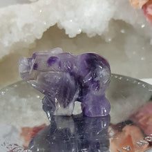 Load image into Gallery viewer, Bear Amethyst Crystal Carving Gemstone Stone 45mm 4