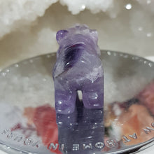 Load image into Gallery viewer, Bear Amethyst Crystal Carving Gemstone Stone 45mm 4
