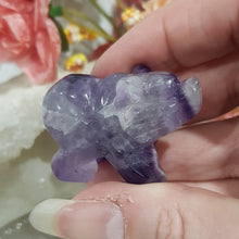 Load image into Gallery viewer, Bear Amethyst Crystal Carving Gemstone Stone 45mm 4