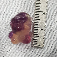 Load image into Gallery viewer, Mini Collectables crystal carving SANTA fluorite gemstone 18mm 316