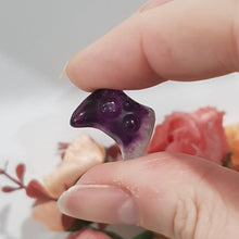 Load image into Gallery viewer, Mini Collectables crystal carving GAMING CONSOLE fluorite gemstone 20mm 352