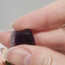 Load image into Gallery viewer, Mini Collectables crystal carving GAMING CONSOLE fluorite gemstone 20mm 352