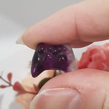 Load image into Gallery viewer, Mini Collectables crystal carving GAMING CONSOLE fluorite gemstone 20mm 352