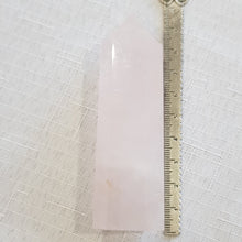 Load image into Gallery viewer, Rose Quartz crystal point tower gemstone stone 95mm 11