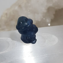 Load image into Gallery viewer, Mini Collectables crystal carving SANTA fluorite gemstone 18mm 367