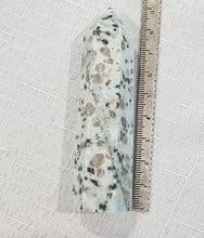 Load image into Gallery viewer, Kiwi Jasper crystal point tower gemstone 90mm 5