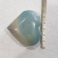 Load image into Gallery viewer, Trolliete crystal Heart gemstone stone 55mm 2