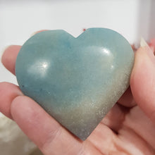 Load image into Gallery viewer, Trolliete crystal Heart gemstone stone 55mm 2
