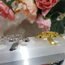 Load image into Gallery viewer, Sphere stand TURTLE silver metal stand 40mm
