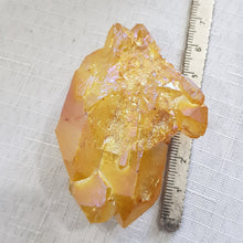 Load image into Gallery viewer, Aura Quartz Cluster Crystal Gemstone Yellow 65mm 6