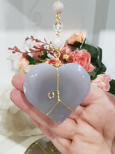 Load image into Gallery viewer, The-Joyful-Heart-Crystal-Energy-Enhancer-Ornament-Suncatcher-Hanger-Agate-Stone-Moonlight-Crystals-Australia