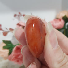 Load image into Gallery viewer, Carnelian Crystal Heart Carving stone 40mm 8 SCRATCHES