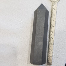 Load image into Gallery viewer, Shungite Crystal Point Tower Stone 95mm 1