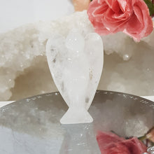 Load image into Gallery viewer, Angel Quartz Crystal Carving Gemstone 40mm 5