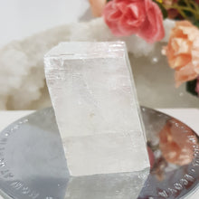 Load image into Gallery viewer, Optical Calcite Crystal Rough Gemstone Stone 50mm 1 CLOUDY & CHIP