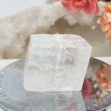 Load image into Gallery viewer, Optical Calcite Crystal Rough Gemstone Stone 42mm 2  RAINBOWS!!