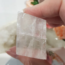 Load image into Gallery viewer, Optical Calcite Crystal Rough Gemstone Stone 42mm 2  RAINBOWS!!