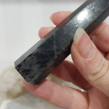 Load image into Gallery viewer, Tourmaline in Quartz Crystal Point Tower Gemstone Stone 96mm 6