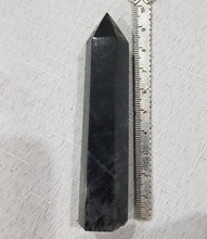 Load image into Gallery viewer, Tourmaline in Quartz Crystal Point Tower Gemstone Stone 96mm 6