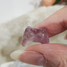Load image into Gallery viewer, Mini Collectables crystal carving GAMING CONSOLE fluorite gemstone 20mm 617