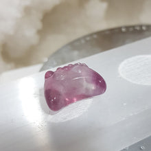 Load image into Gallery viewer, Mini Collectables crystal carving GAMING CONSOLE fluorite gemstone 20mm 617