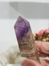 Load image into Gallery viewer, Amethyst Agate crystal point tower gemstone stone 105mm 3