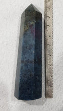 Load image into Gallery viewer, Kyanite Crystal Point Tower Stone 90mm 1 with a tinge of RUBY