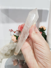Load image into Gallery viewer, Quartz Sceptor on silver stand Crystal Carving Stone 180mm - Lovely!