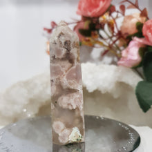 Load image into Gallery viewer, Flower Agate Crystal Point Stone 70mm 13  AMAZING FLOWERS