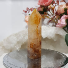 Load image into Gallery viewer, Fire Quartz Crystal Carving Point Stone 70mm 11