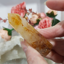 Load image into Gallery viewer, Fire Quartz Crystal Carving Point Stone 70mm 11