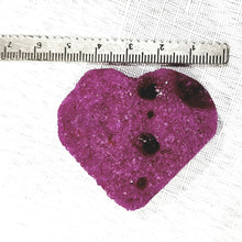 Load image into Gallery viewer, Heart Ruby Crystal Carving on Clear Stand Stone 50mm 1 ABSOLUTELY GORGEOUS