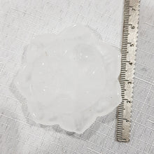 Load image into Gallery viewer, Lotus Flower Quartz Crystal Carving on Stand Stone 55mm 1