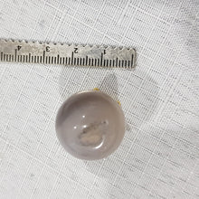 Load image into Gallery viewer, Agate Sphere Crystal Carving on Gold Stand Druzy Stone 20mm 18