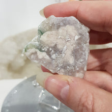 Load image into Gallery viewer, Flower Agate Crystal Slab Off cut on Stand Stone 40mm 5