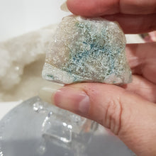 Load image into Gallery viewer, Flower Agate Crystal Slab Off cut on Stand Stone 40mm 5